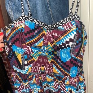 Women’s Vintage Xhilaration Strappy Midi Dress